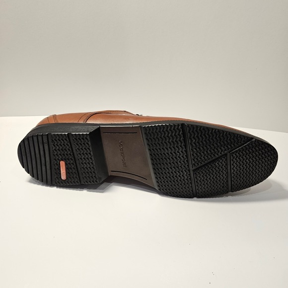 Rockport Walkability Mens Tan Brown Leather Derby Dress Shoes A12163 Size 11.5 M - Picture 14 of 14